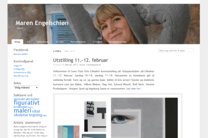 Maren Engelschion forside 2009-