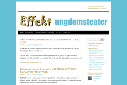 Effekt Ungdomsteater mai 2011