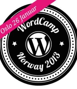 Logo WordCamp Norge 2013