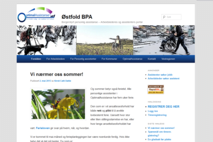 Østfold BPA - OptimalAssistanse (skjermdump 2012)