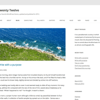 Twenty Twelve standardtema fra WordPress