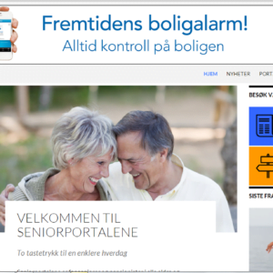 SeniorPortalene (skjermdump)
