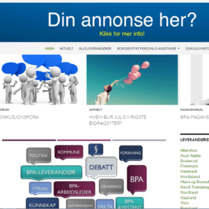 BPA-Portalen skjermdump av forsiden