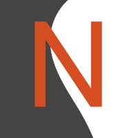 Nytt Nettsted logo grå-hvit-orange