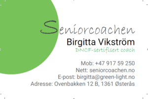 SeniorCoachen visitkort forside