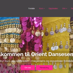 Orient Dansesenter skjermdump