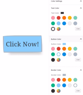 Screenshot Gutenberg Buttons